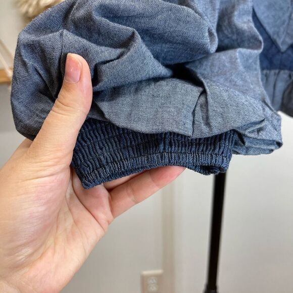 Love The Label Smocked Puff-Sleeve Blouse 👚 Anthropologie - Picture 6 of 15